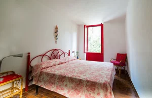 Red double bedroom